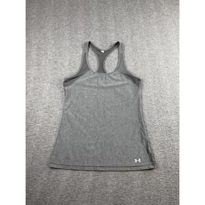 Under Armour Women's Gray Racerback Athletic Tank Top Size‎ Small